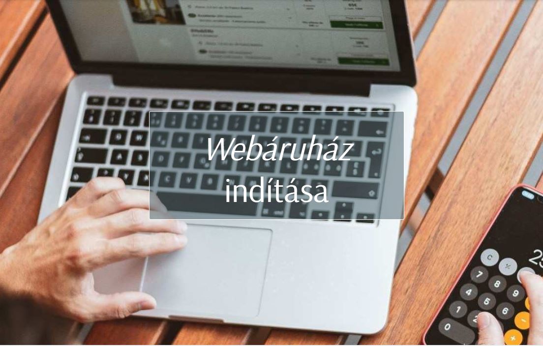 webshop indítás