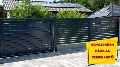 Modern alu kerítés az XXL kerítés választékában